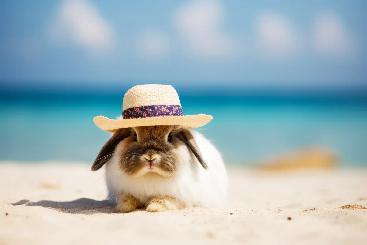 conejo-gorro-playa-verano-1200x800.webp